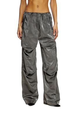 Satin cargo pants