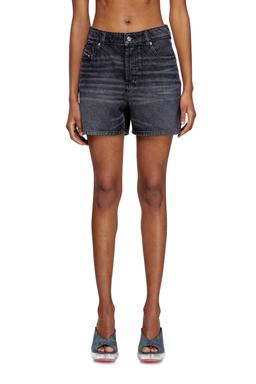 Diesel - Denim shorts - Shorts - Woman - Black