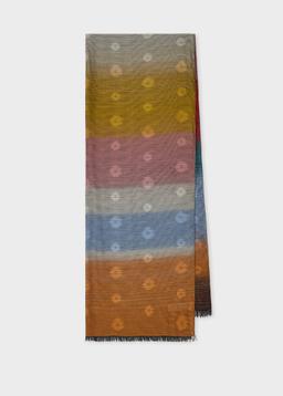 Paul Smith Women's Daisy Multi-Stripe Silk-Blend Scarf Multicolour