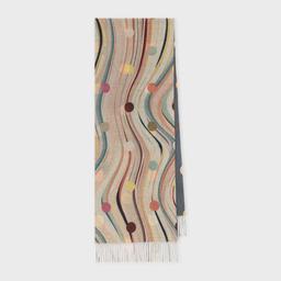 Paul Smith Women's 'Swirl' Polka Dot Scarf Multicolour