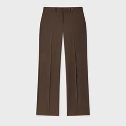 Paul Smith Women's Brown Wool Bootcut-Trousers