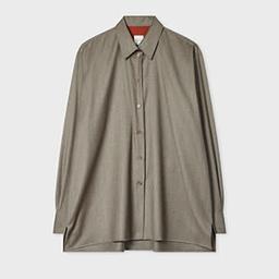 Paul Smith Women's Grey Cashmere-Blend Shirt