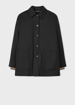 Paul Smith Women's Black 'Storm System' Wool Work Jacket With Detachable Gilet