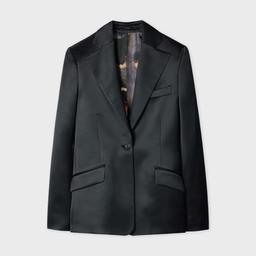 Paul Smith Women's Navy Satin Blazer Blue