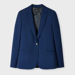 PS Paul Smith Women's Navy Wool Blazer Blue