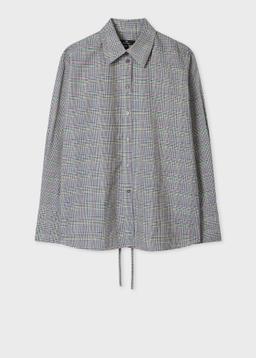 PS Paul Smith Women's Multicolour Check Shirt Grey