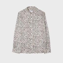 PS Paul Smith Women's Ecru 'Animal' Print Shirt White