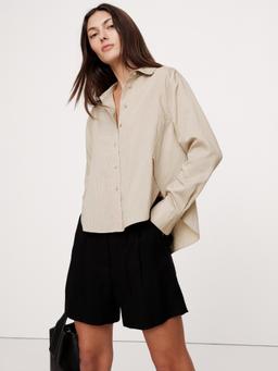 Oversized Side-Split Shirt