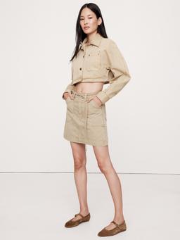 Ultra-Cropped Cotton Jacket