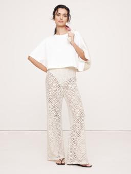 Flared Italian Lace Beach Pant