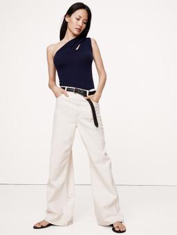 Lightweight Cashmere Off-Shoulder Top