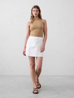 Wide Ribbed Halter Top