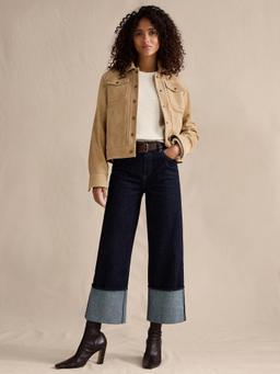 High-Rise Stovepipe Straight Leg Jean