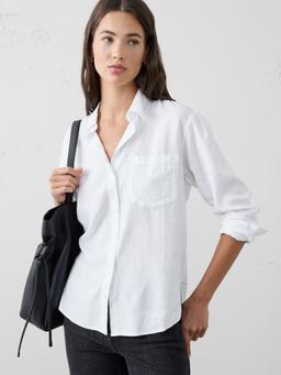 Classic Linen-Blend Shirt
