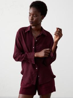 Classic Linen-Blend Shirt