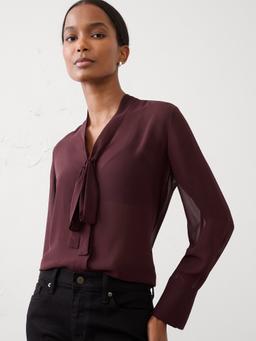 Tie-Neck Blouse