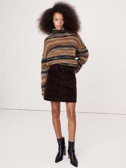Corduroy Mini Skirt