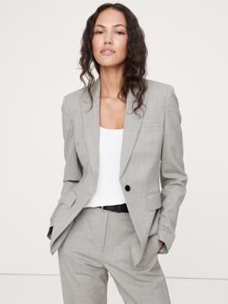 Slim Italian Wool Blazer