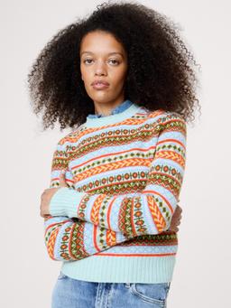 The Fireside Sweater in Merino-Cotton