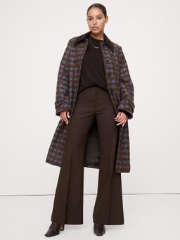 Mid-Rise Flare Italian Twill Pant