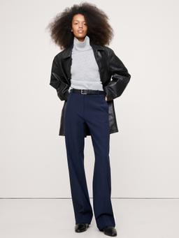 High-Rise Modern Straight City Stretch Pant