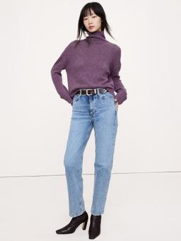 Relaxed Cashmere Turtleneck Sweater