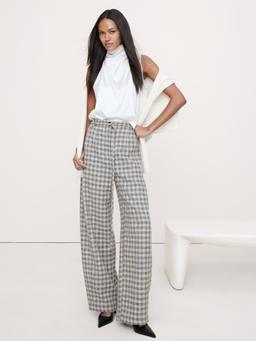 Ultra-High Rise Relaxed Barrel Donegal Pant