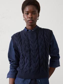 Cable Sweater Vest