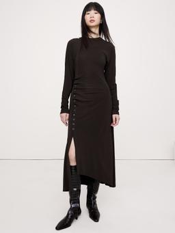 Matte Jersey Midi Dress