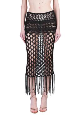 Skirt In Black Cotton