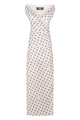 Rita Polka Dot Print Long Dress