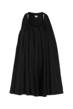 Black Satin Mini Dress