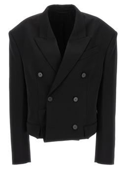 Balenciaga Double-breast Folded Blazer
