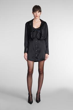 T by Alexander Wang Lace Trim Layered Dress