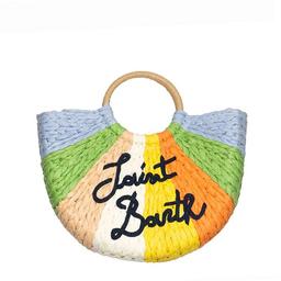 MC2 Saint Barth Straw Bag With Round Handle Greta