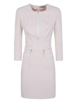 Elisabetta Franchi Midi Dress With Zip