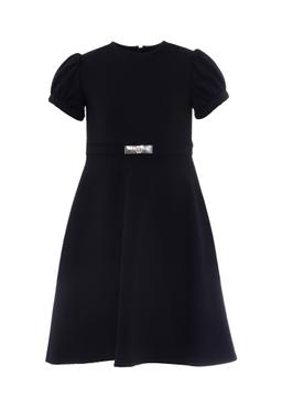 Versace Black gianni Ribbon Dress For Girl