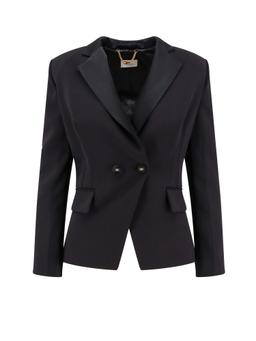 Elisabetta Franchi Double-breasted Blazer With Covered Buttons