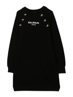 Balmain Gold Buttons Dress