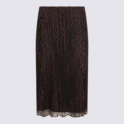 Tom Ford Black And Brown Skirt