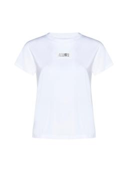 MM6 Maison Margiela Logo Patch Crew Neck T-shirt
