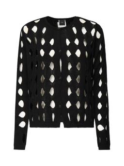Pinko Openwork Knit Cardigan