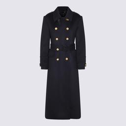 Tom Ford Dark Blue Wool Coat