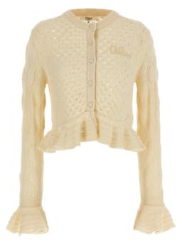 Chloé Pointelle Cardigan