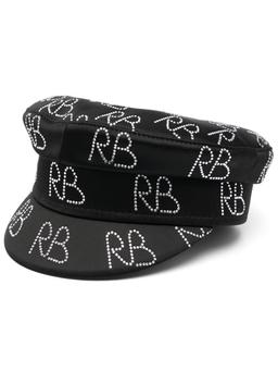 Ruslan Baginskiy Baker Boy Logo Strass Hat