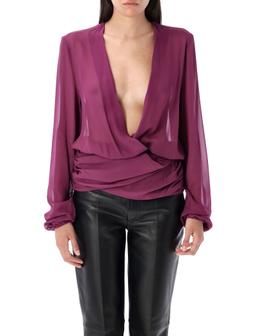 The Attico Georgette Blouse