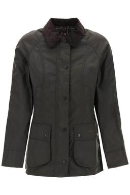 Barbour Brown Waxed Cotton Beadnell Jacket