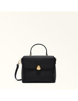 Furla Moonlight S Leather Handbag, Black