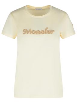 Moncler Cream Cotton T-shirt