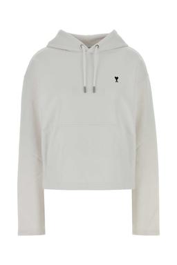 Ami Alexandre Mattiussi White Cotton Sweatshirt